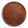 France Isaac Newton Science History SP 64 BN PCGS bronze medal 1819
