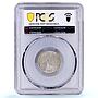 Iraq 20 fils Faisal I Error Date KM-99 Genuine PCGS silver coin 1933