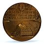Liechtenstein Johan I Land Shooting Range Jagerndorf MS 63 PCGS brass medal 1913