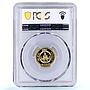 Mongolia 1000 togrog Year of the Pig Lunar Calendar PR 70 PCGS gold coin 1995