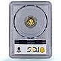 Mexico 1/20 onza Teocuitlatl Indians Crafts History PR 69 PCGS gold coin 1999