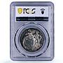 Germany Weimar Zeppelin Airship Atlantic Flight SP 63 PCGS silver medal 1924
