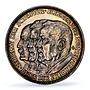 Germany Weimar Zeppelin Eckener Durr Airship Flight SP 62 PCGS silver medal 1929