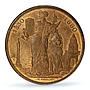 Belgium 5 francs 50 Years Constitution Leopold I II MS 64 PCGS copper coin 1880