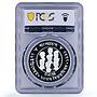 Bangladesh 1 taka Independence Victory Day Memorial PR 69 PCGS silver coin 1991