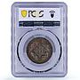 Spain Barcelona 10 centimo Catalanist Union Horsemans MS62 PCGS copper coin 1900