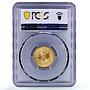 Japan 10 yen Meiji Chrysanthemum Flower Y#33 MS 66 PCGS gold coin 1908