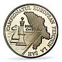 Moldova 10 lei Women Chess Championship PR 69 PCGS NiBrass coin 2005