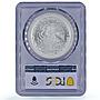 Mexico 1 onza Libertad Angel of Independence MS 68 PCGS silver coin 1996