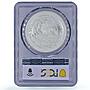 Mexico 1 onza Libertad Angel of Independence MS 68 PCGS silver coin 1996