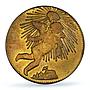 Mexico 1/4 real Zacatecas Quarto Quartilla Angel Genuine VF PCGS brass coin 1859