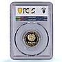Armenia 10000 dram Court Of Cassatio Lady Justice PR 70 PCGS gold coin 2008