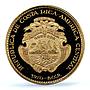 Costa Rica 50 colones Human Rights w/o Fineness PR 68 PCGS gold coin 1970