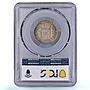 Spain 1 peseta Alfonso XIII KM-721 Cal#49-52 MS 64 PCGS silver coin 1903