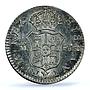 Spain 1/2 real Charles IV KM-72 Calico-265 MS 65 PCGS silver coin 1803