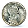 Italy 1 lira Victor Emmanuel III Horses KM-57 MS 61 PCGS silver coin 1917
