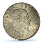 Italy 5 lire Victor Emmanuel II KM-8 MS 62 PCGS silver coin 1872