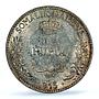 Italy Somaliland 1 rupia Victor Emmanuel III KM-6 MS 62 PCGS silver coin 1915