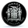 Jamaica 50 dollars Bob Marley Singer Music PR 69 PCGS silver coin 1995