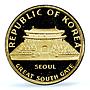 Korea South 1000 won Great South Gate Valcambi Mint PR 65 PCGS gold coin 1970