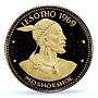 Lesotho 1 maloti FAO World Food Day Horse Equestrian PR 67 PCGS gold coin 1969