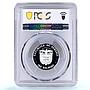 Panama 150 bolivares Congress Simon Bolivar KM-43 PR 70 PCGS platinum coin 1976