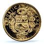 Peru 5 soles oro Republic Seated Liberty KM-235 MS 67 PCGS gold coin 1960