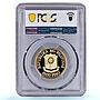 Philippines 1500 piso Bataan Corregidor Battle KM-237 PR 69 PCGS gold coin 1982