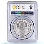 Philippines BSP Golden Jubilee Jamboree Boy Scouts MS 64 PCGS silver medal 1973