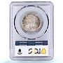 San Marino 10 lire Republic St. Agatha KM-10 MS 65 PCGS silver coin 1938