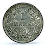 Germany Empire 1 mark Wilhelm II Type 2 J-17 KM-14 MS 65 PCGS silver coin 1914