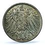 Germany Empire 1 mark Wilhelm II Type 2 J-17 KM-14 MS 65 PCGS silver coin 1914