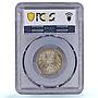 Germany Empire 1 mark Wilhelm II Type 2 J-17 KM-14 MS 65 PCGS silver coin 1914