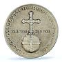 Germany Third Reich Hitler Austria Annexation C-114 SP 63 PCGS silver medal 1938