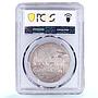 Germany Third Reich Nuremberg Railway Kienast-509 SP 62 PCGS silver medal 1935