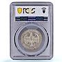 Germany Weimar 3 mark Graf Zeppelin Airship J-342 MS 63 PCGS silver coin 1930 D