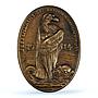 Germany Empire WWI Maximilian von Spee Kienast-145 AU PCGS bronze medal 1914