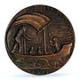 Germany Empire WWI Ship Sinking Albion Kienast-163 MS 63 PCGS bronze medal 1915