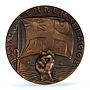 Germany Empire WWI Ship Sinking Albion Kienast-163 MS 63 PCGS bronze medal 1915