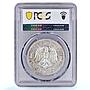 Germany Weimar 5 mark Oak Tree J-331 KM-56 MS 62 PCGS silver coin 1928 J