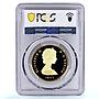 Turks and Caicos Islands 100 crowns Victoria KM-17 PR 70 PCGS gold coin 1977