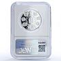 Ecuador 1 sucre Amantes de Sumpa Roots Ibero-American PF 69 NGC silver coin 2015