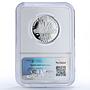 Haiti 25 gourdes Football Soccer World Cup Germany 74 PF70 NGC silver coin 1973