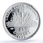 Haiti 25 gourdes Football Soccer World Cup Germany 74 PF70 NGC silver coin 1973