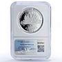 Haiti 50 gourdes Woman and Child PF69 NGC silver coin 1973
