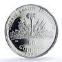 Haiti 50 gourdes Woman on the Beach Fineness Left PF68 NGC silver coin 1973