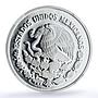 Mexico 5 pesos Cuauhtemoc Centennial Navy School Ship PF 68 NGC silver coin 1999