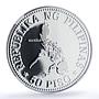 Philippines 50 piso Boards of Governors Meeting IMF PF68 NGC silver coin 1976