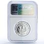 Sealand 25 cents Orca Whale Sea Treasures Fantasy PF68 NGC silver coin 1994