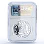 Philippines 25 piso FAO World Food Day Woman PF70 NGC silver coin 1976